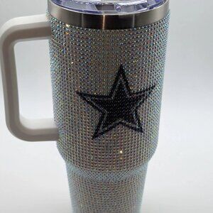 Dallas Cowboys Rhinestone Bling Tumbler